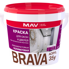 Краска BRAVA АCRYL 35у для окон и дверей
