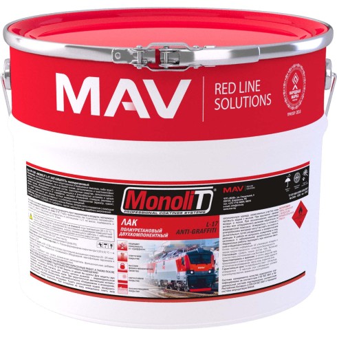 Лак MONOLIT L-17 ANTI-GRAFFITI 2К