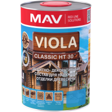 Состав VIOLA Classic HT 30 защитно-декоративный для древесины