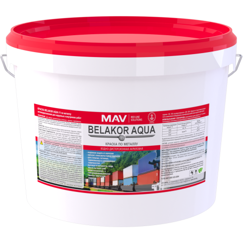 Краска Belakor AQUA 11 по металлу