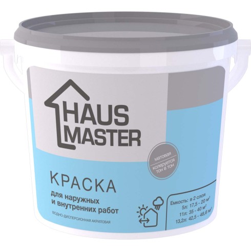 Краска HAUS MASTER для наружных и внутренних работ