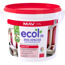 Эко-краска ECOL 36 для потолков