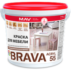 Краска BRAVA ACRYL 55 для мебели