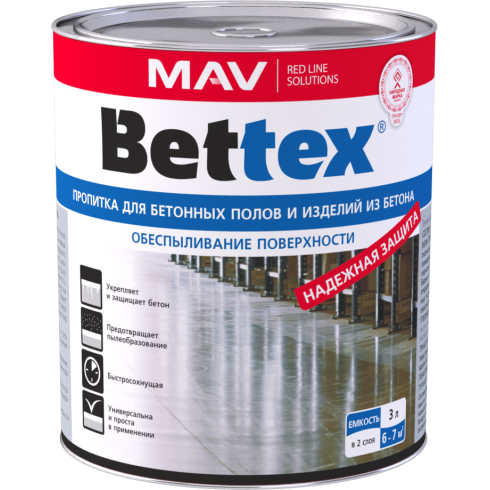 Пропитка BETTEX для бетонных полов и изделий из бетона