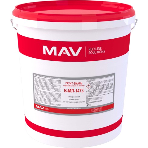 Грунт-эмаль В-МЛ-1473 водоразбавляемая по металлу