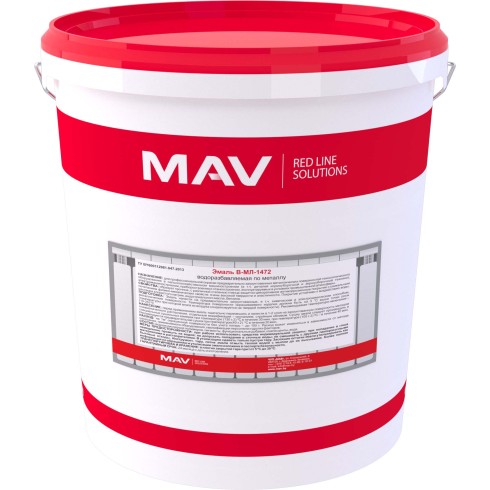 Эмаль В-МЛ-1472 водоразбавляемая по металлу