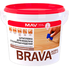 Шпатлевка BRAVA ACRYL PROFI-10 для мебели и столярных изделий