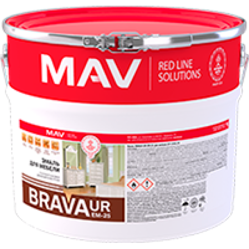 Эмаль BRAVA UR EM-25 для мебели 2K