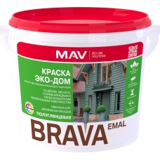 Краска BRAVA ЭКО-ДОМ