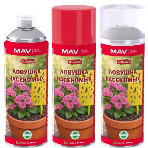 Состав клеевой ловушка насекомых MAV dr.Garden, для борьбы с насекомыми