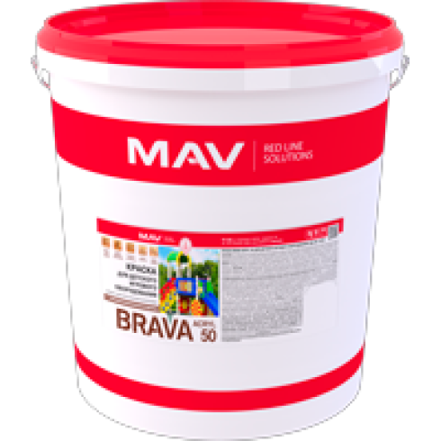 Краска BRAVA ACRYL 50 для детского игрового оборудования