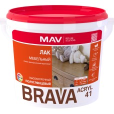 Лак BRAVA ACRYL 41 мебельный